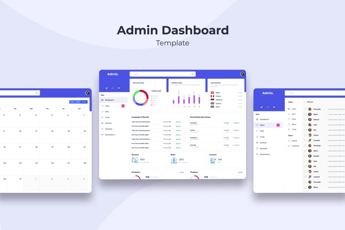 Admin Dashboard – Social Media Advertising