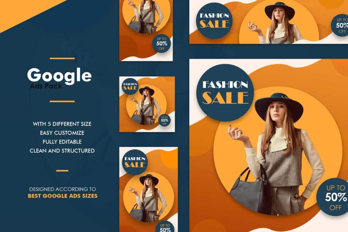 Google Ads Web Banner – Fashion Sale
