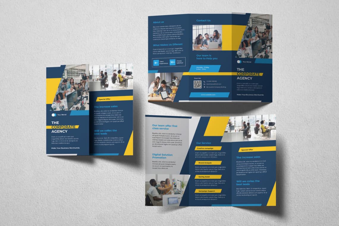 Corporate Agency Trifold Brochure