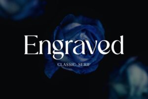 Engraved Classic Elegant Serif Font