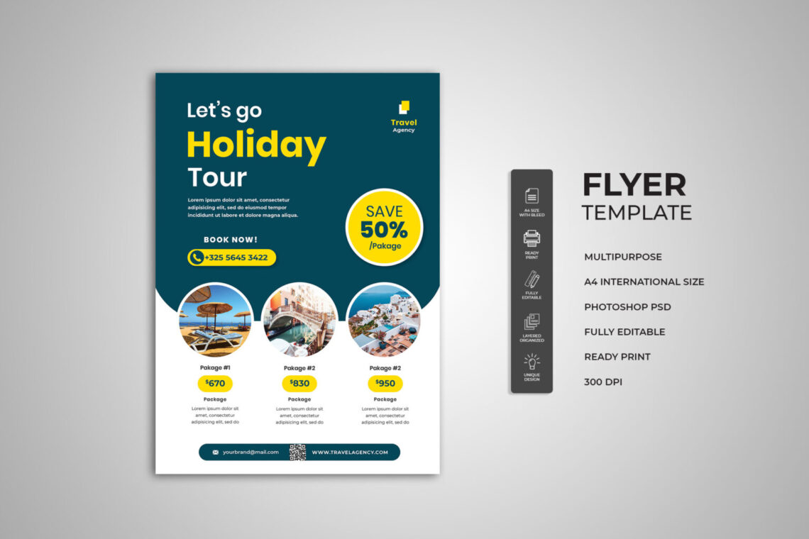 Discount Package Holiday Flyer