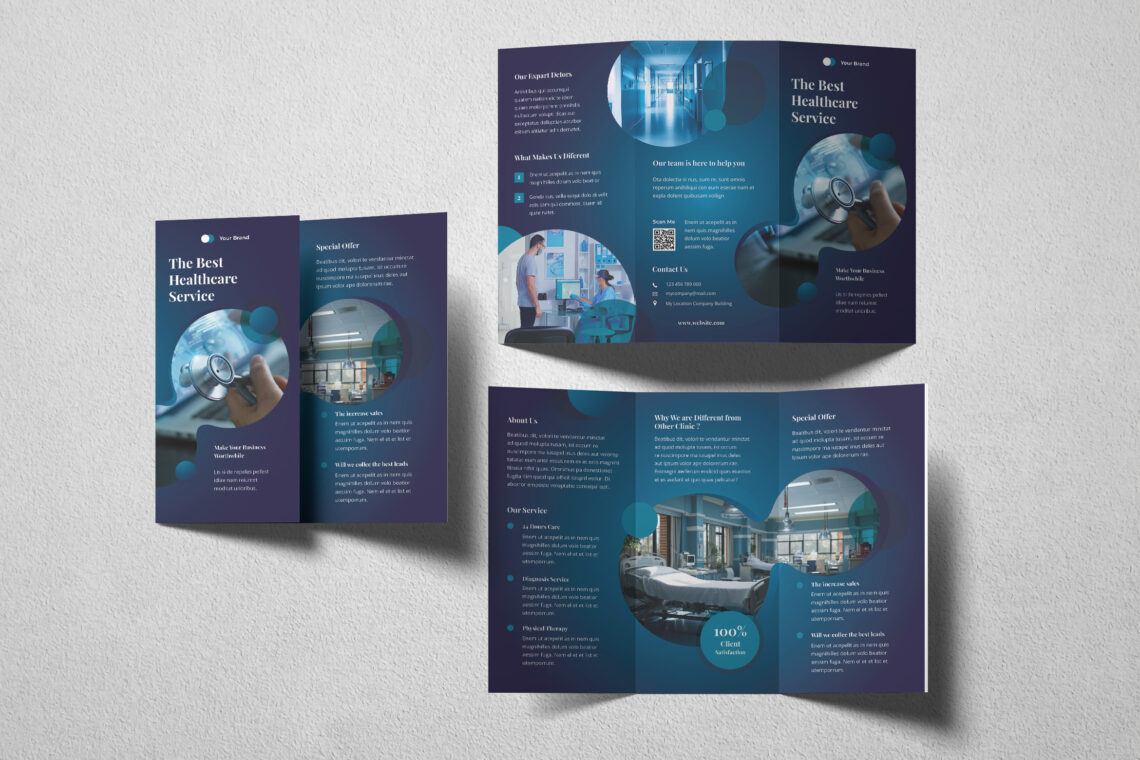 Healthcare Service Trifold Brochure