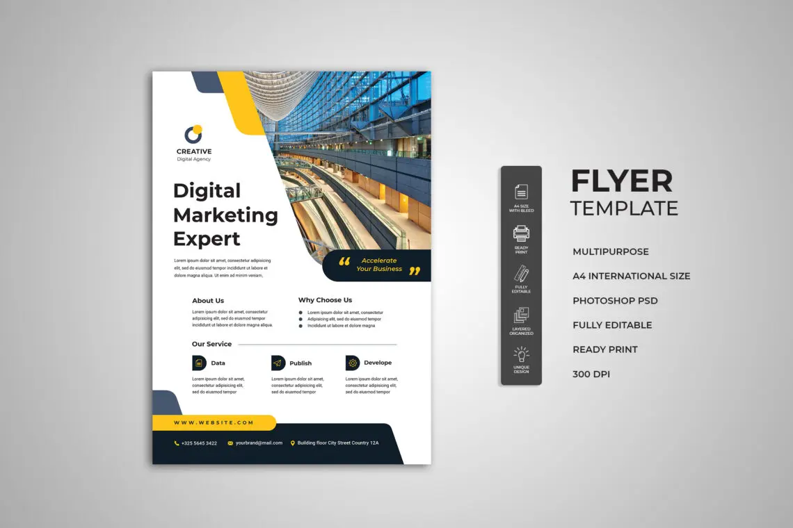 creative marketing flyer