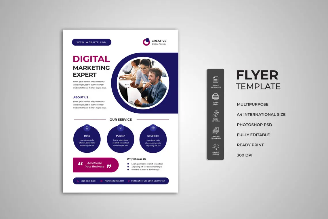 Modern Digital Marketing Flyer