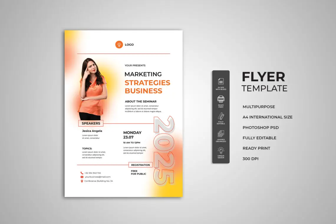 Marketing Strategies Business Flyer