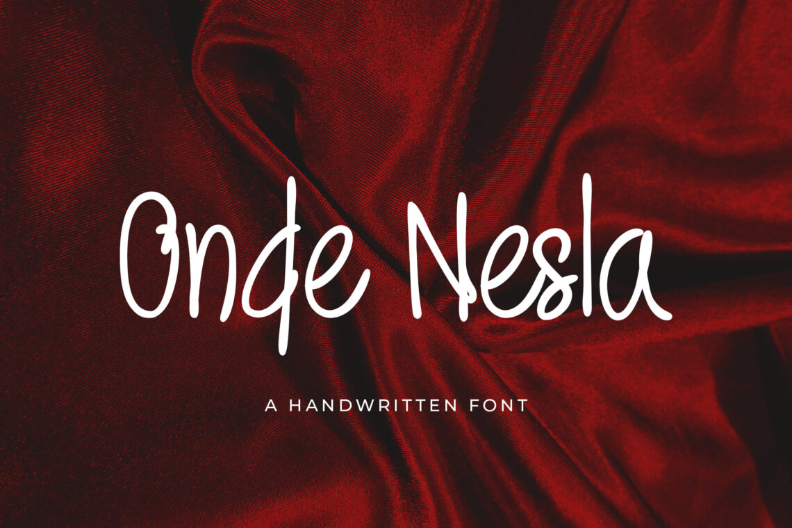 Onde Nesla Handwritten Font