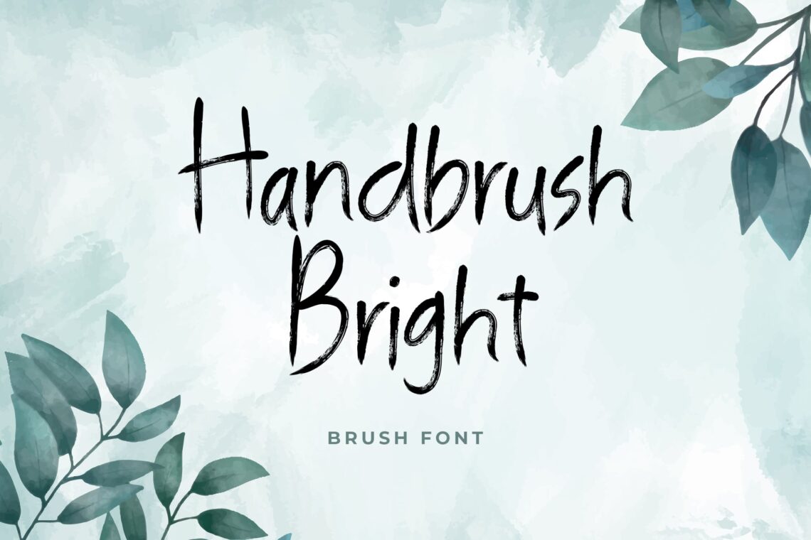 Handbrush Bright Brush Handwritten Font