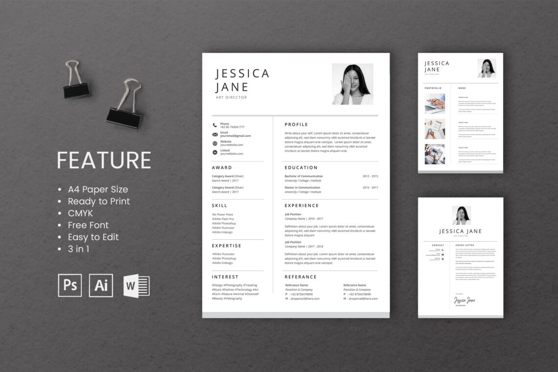 CV Resume – Art Director Profile 2